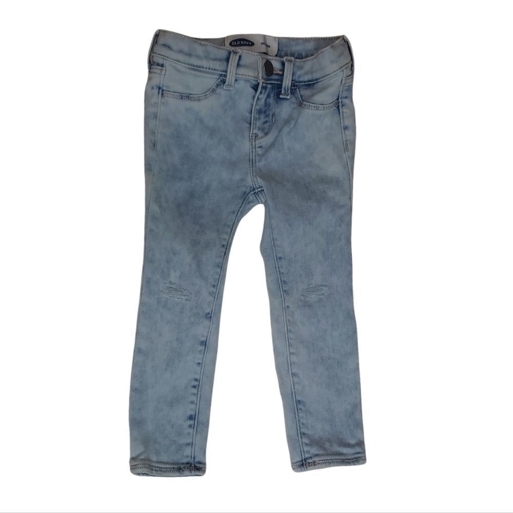 *EUC* Ballerina Built-In Tough Distressed Light-Wash Jeggings  Girl…